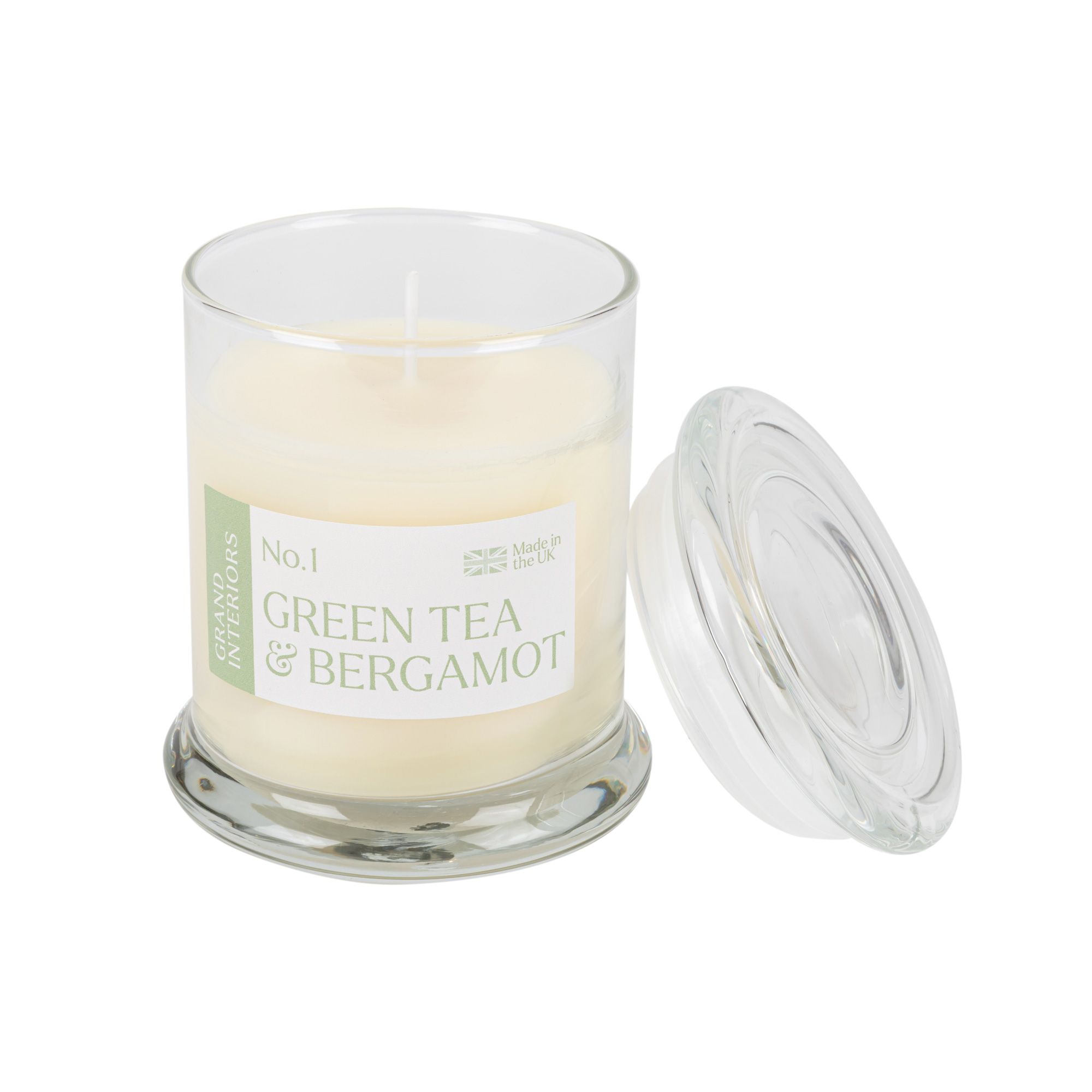 Wax lyrical Green tea & bergamot Jar candle 772g, Medium