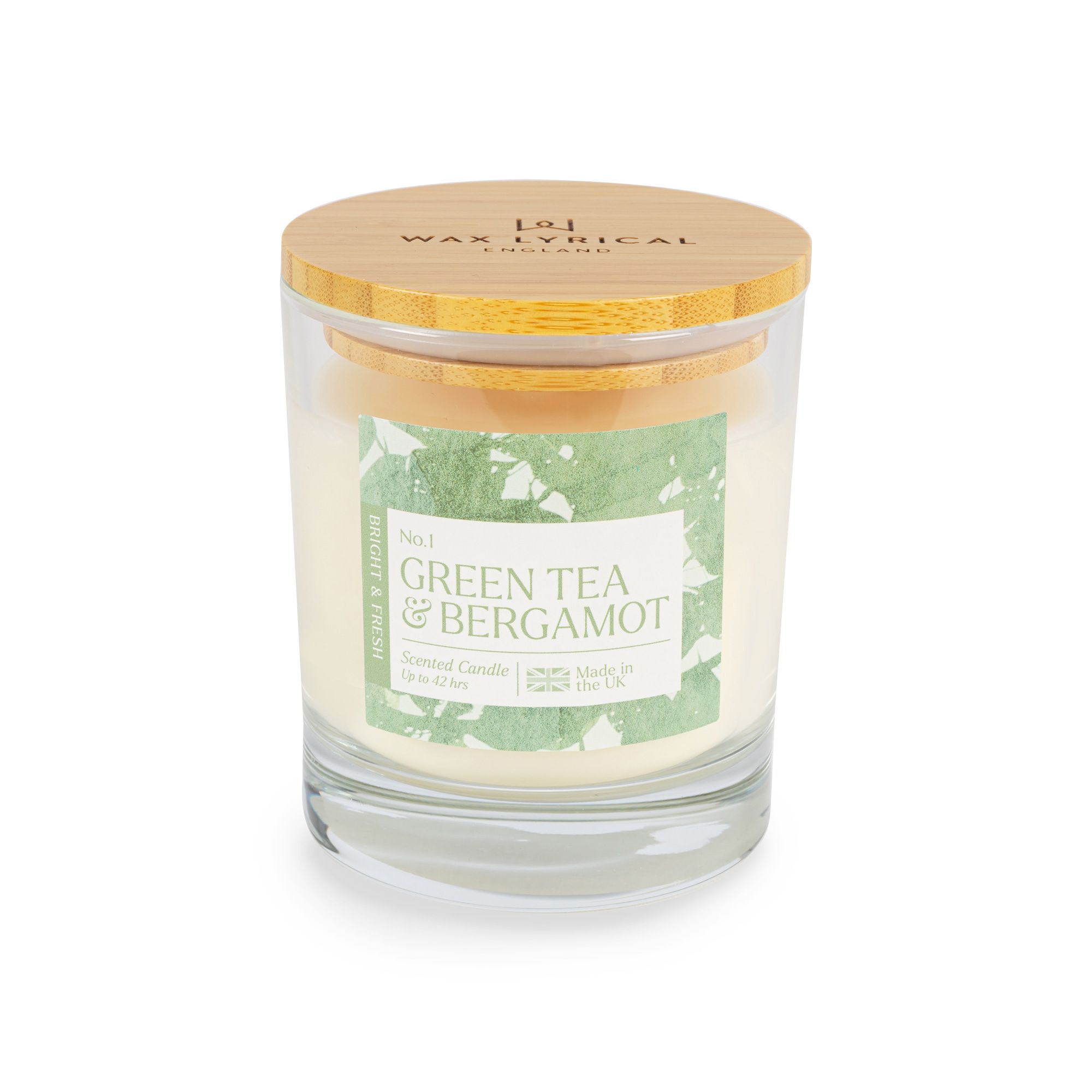 Wax Lyrical Green tea & bergamot Medium Jar candle