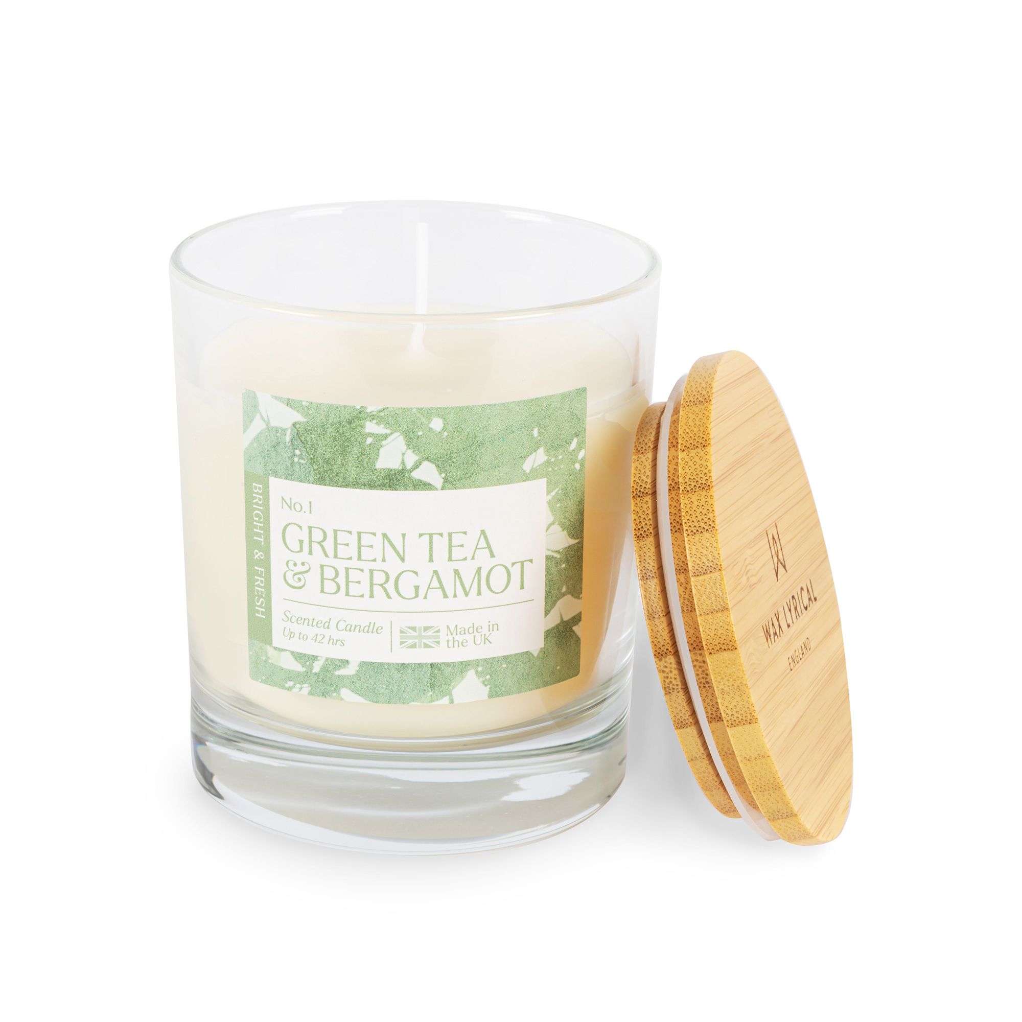 Wax Lyrical Green tea & bergamot Medium Jar candle