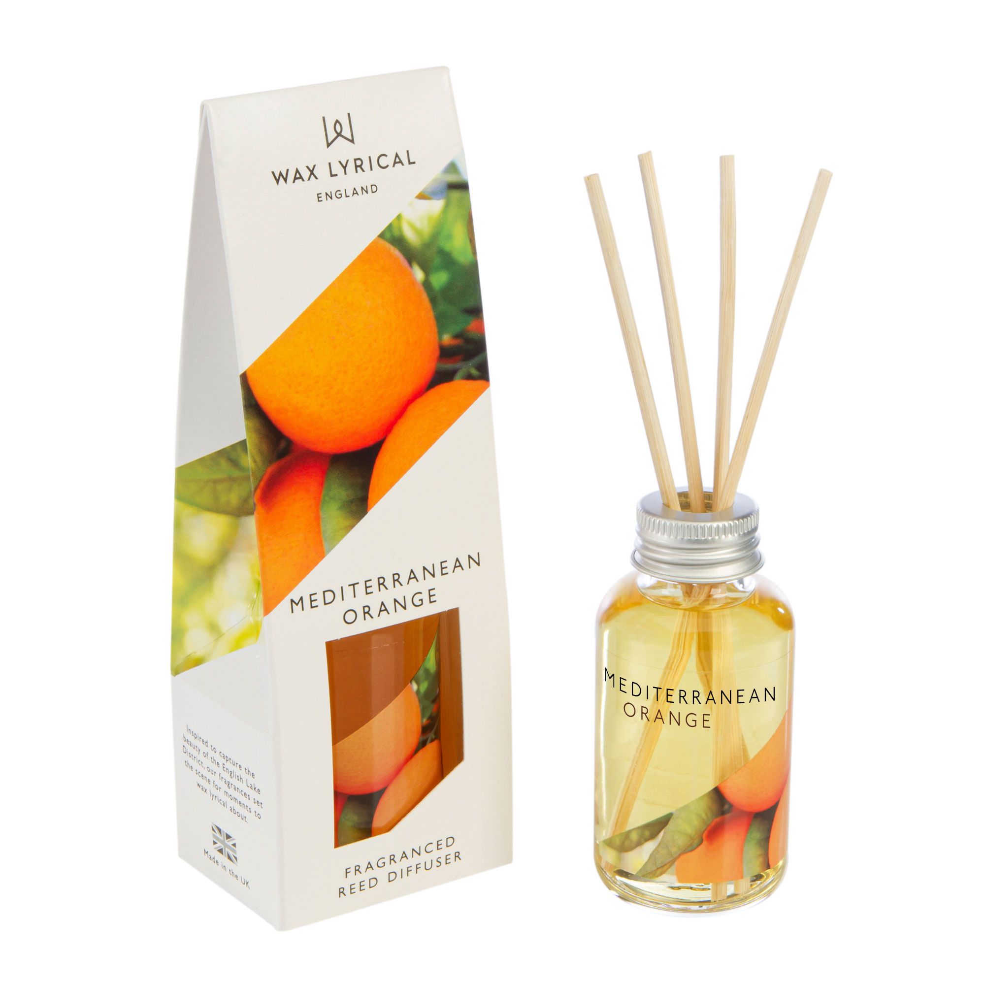 Wax lyrical Mediterranean Orange Reed diffuser, 40ml