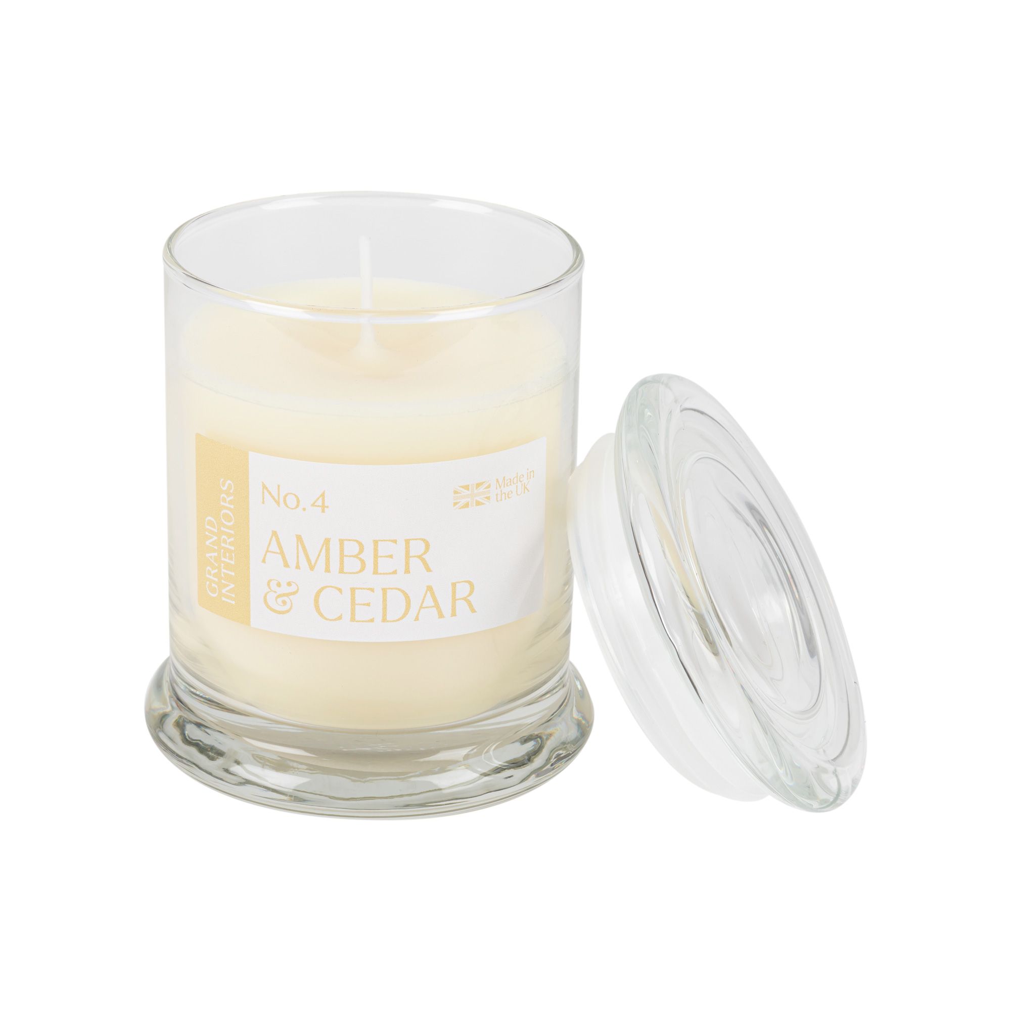 Wax lyrical Orange Amber & cedar Jar candle 772g, Medium