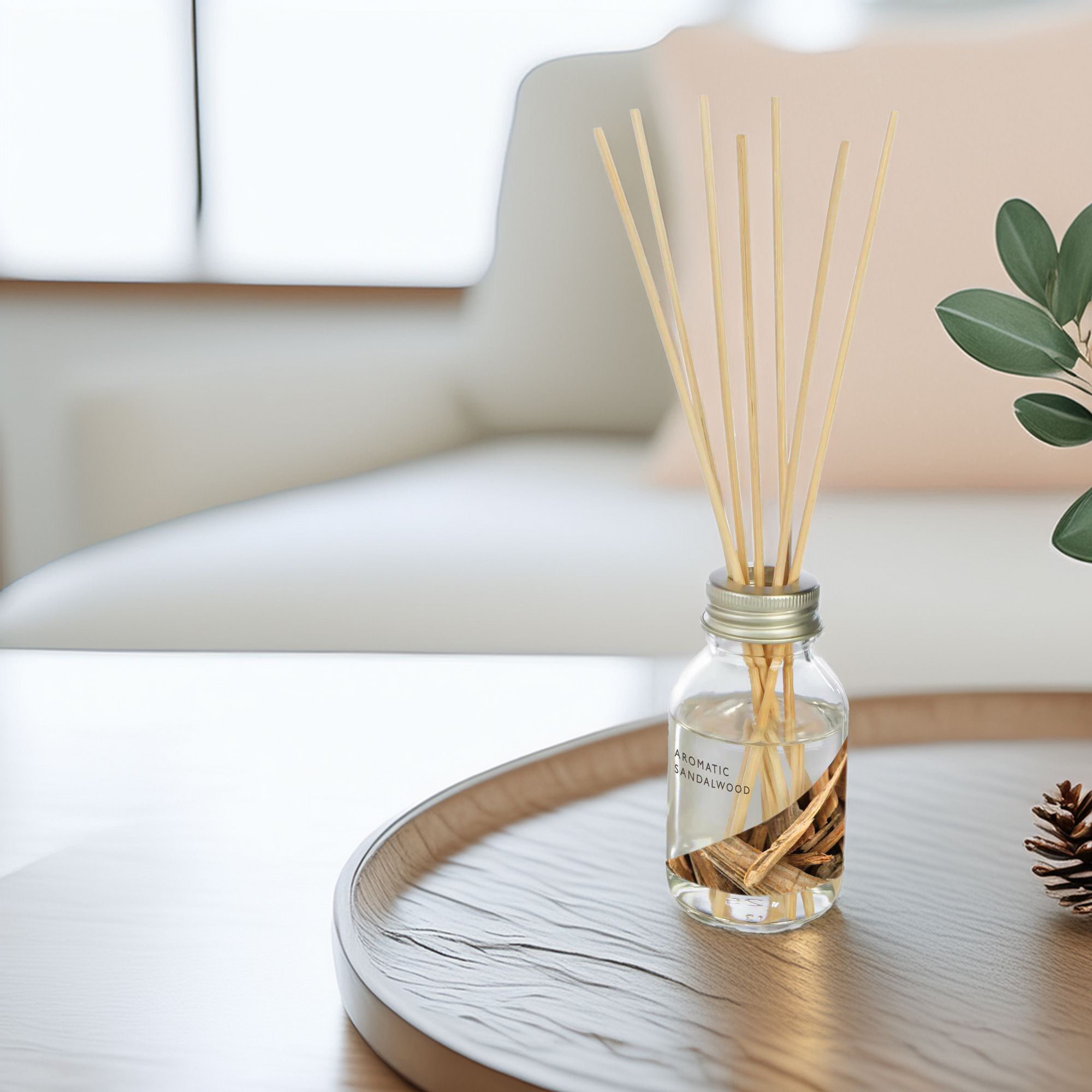 Wax Lyrical Sandalwood Reed diffuser, 100ml