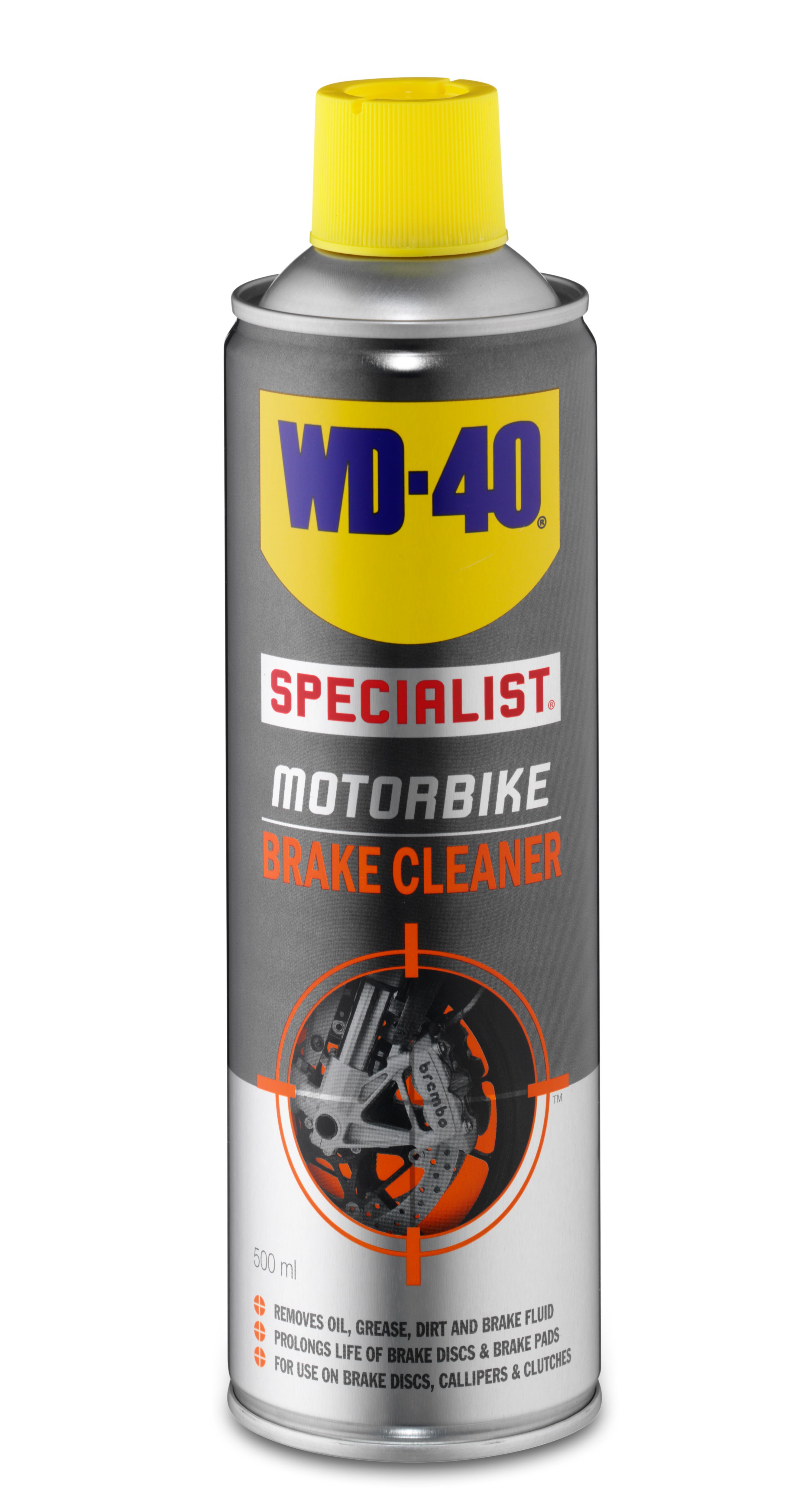 WD-40 Motorbike Brake cleaner, 500ml Can