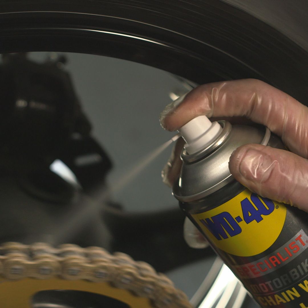 WD-40 Motorbike chain Wax, 400ml Can