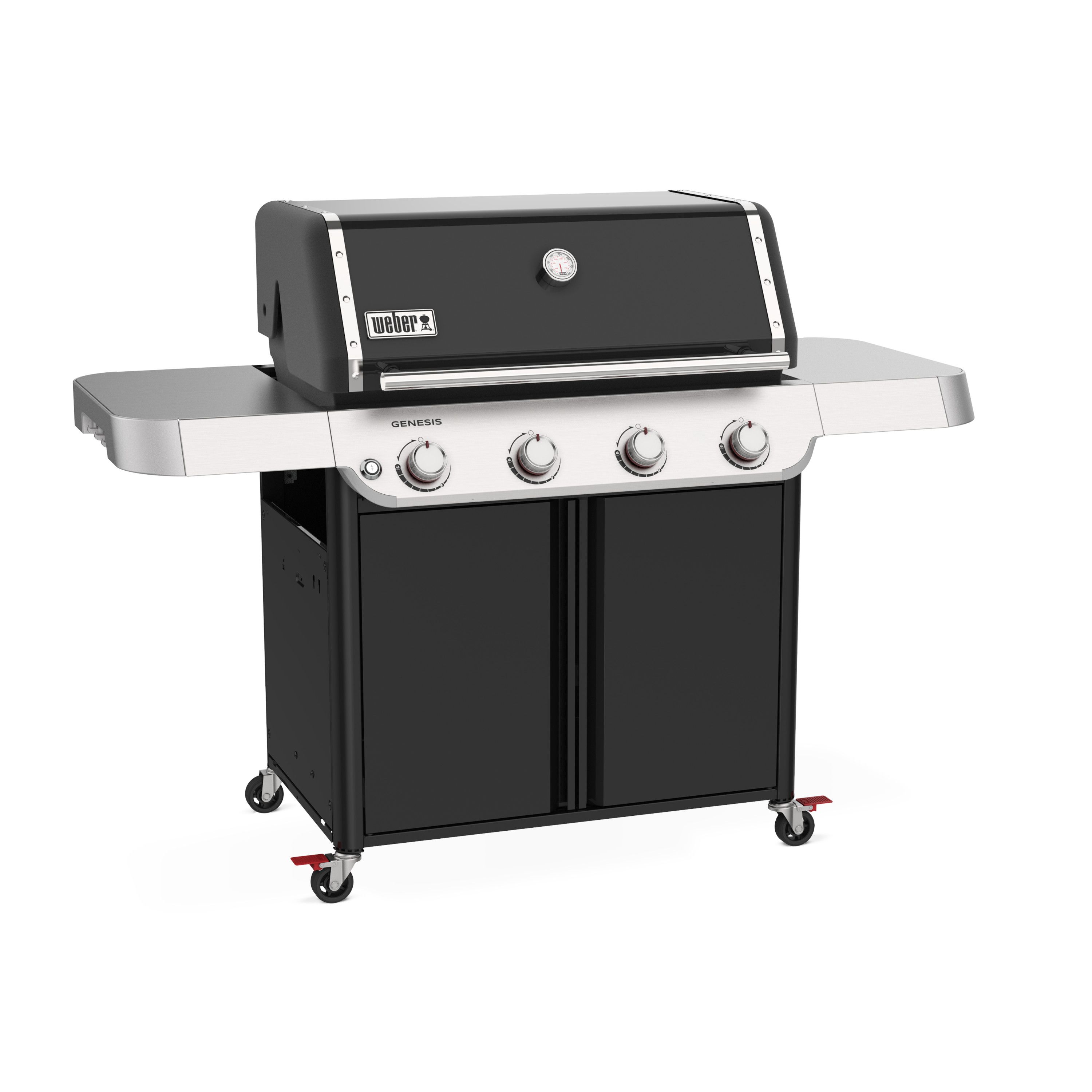 Weber Genesis E-415 Black 4 burner Gas BBQ