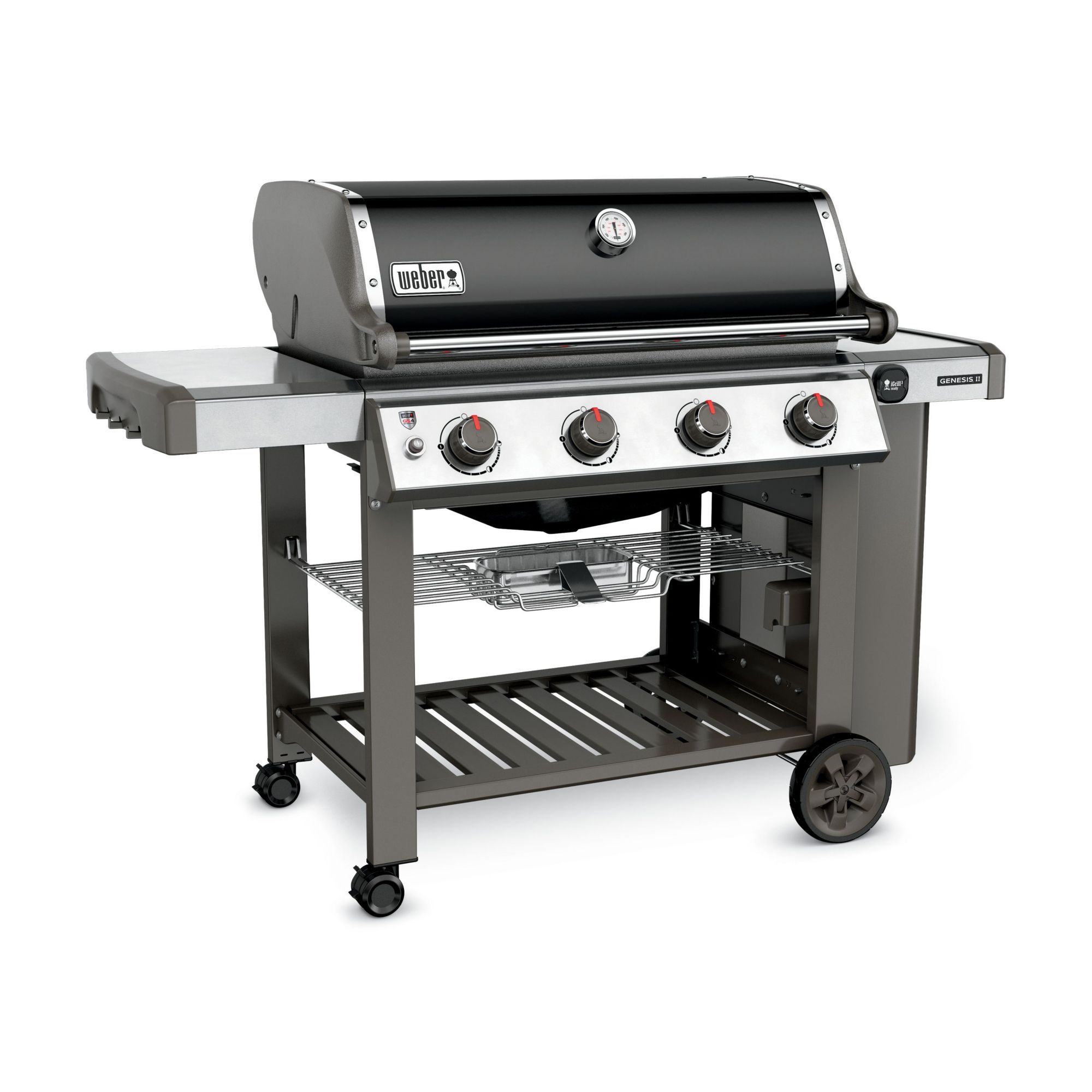 Weber Genesis® II E410™ GBS™ Black 4 burner Gas Barbecue
