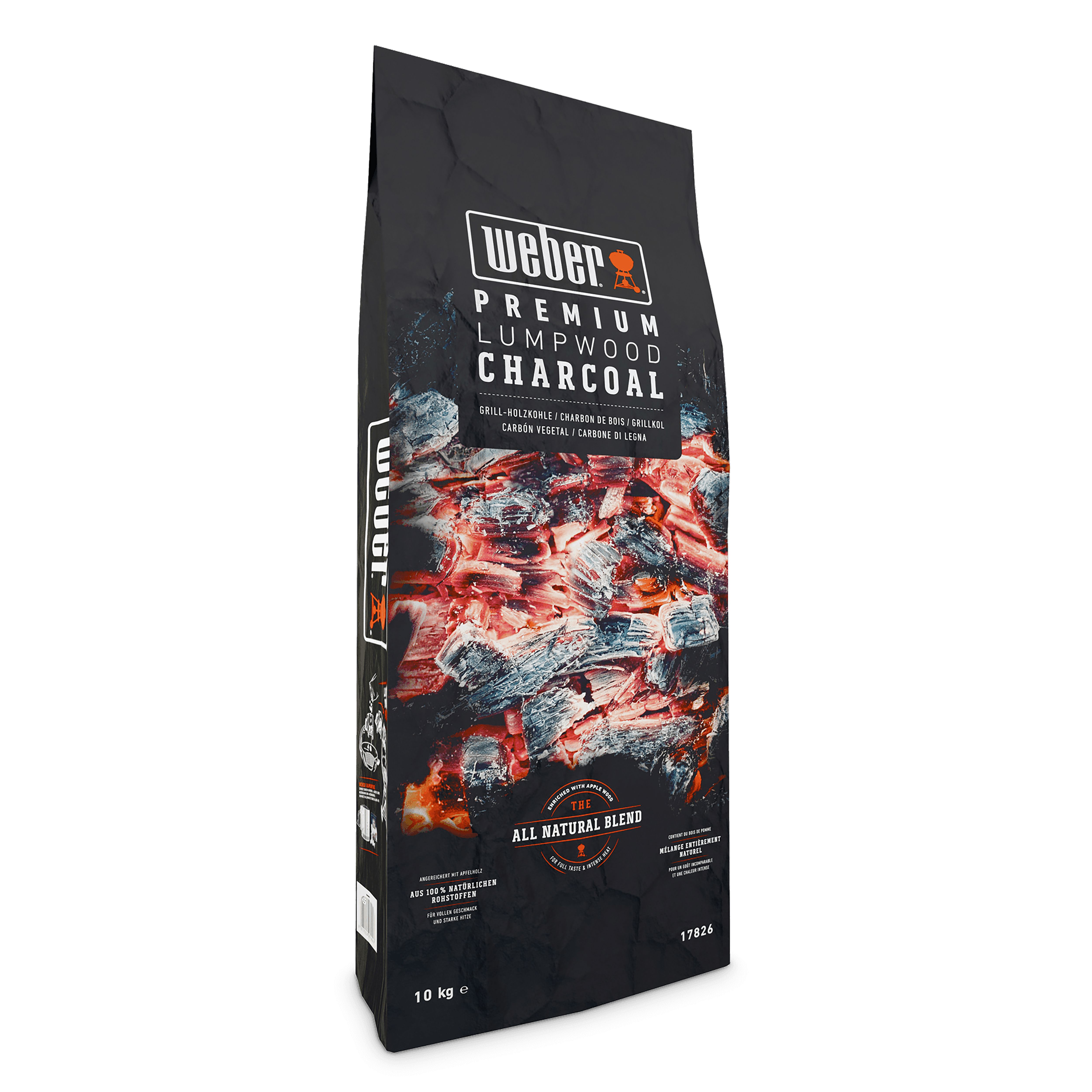 Weber Lumpwood charcoal, 10kg