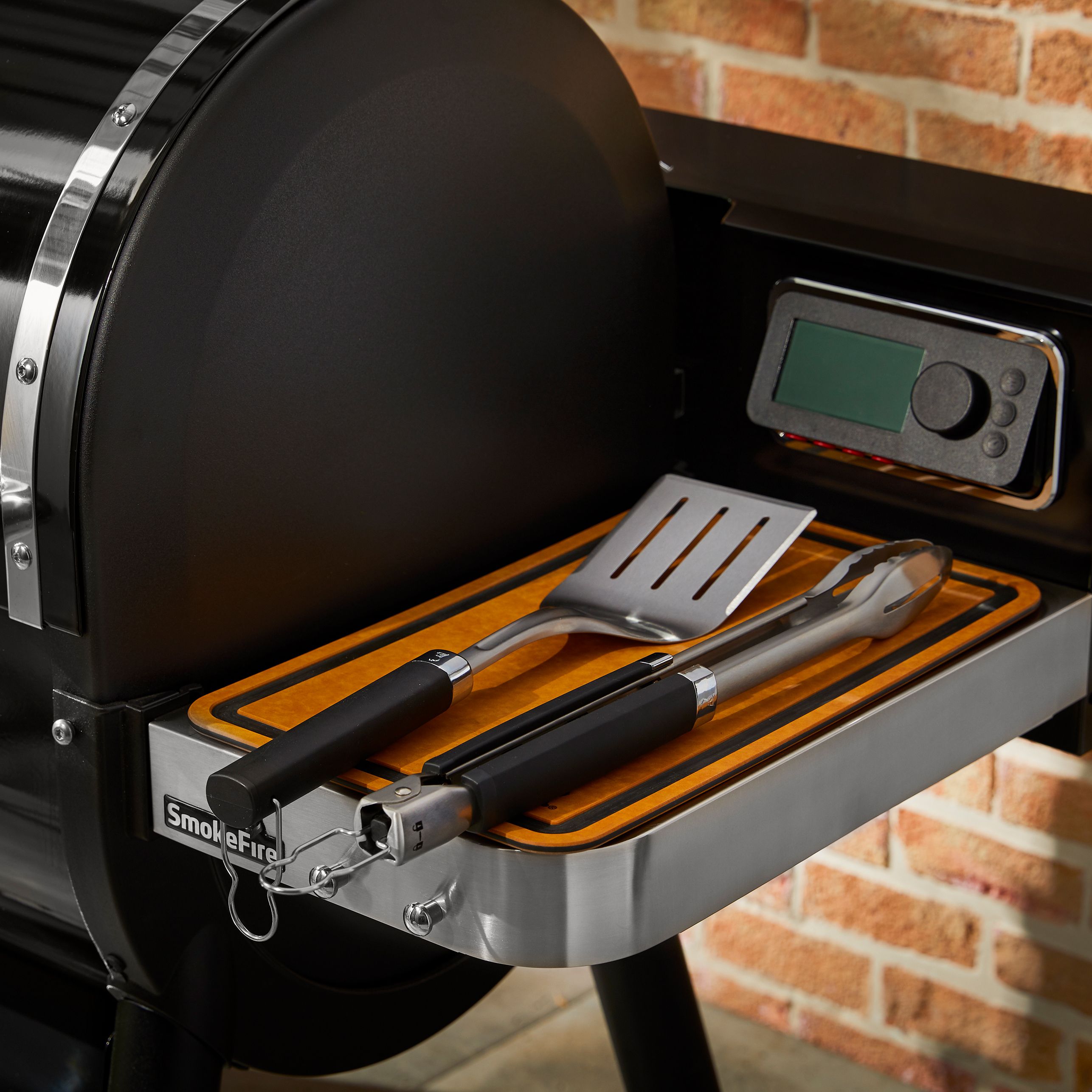 Weber Precision Silver, Black Stainless steel 2 piece Barbecue tool set