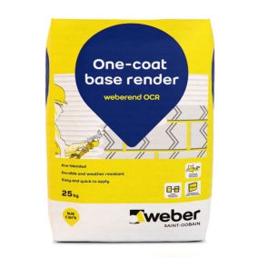 Weber Saint-Gobain Render, 25kg Bag - Requires mixing before use