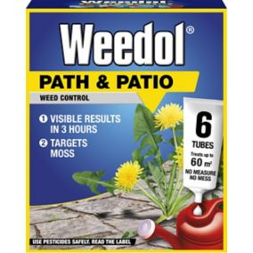 Weedol Path & patio Concentrated Weed killer 0.13L 0.12kg, Pack of 6