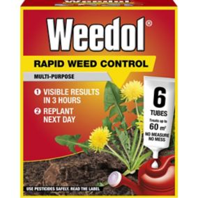 Weedol Rapid Concentrated Weed killer 0.13L 0.12kg, Pack of 6
