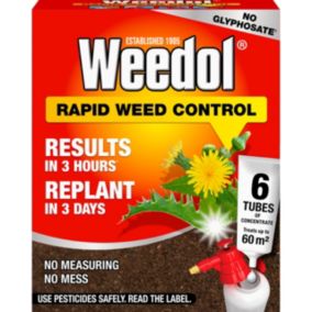 Weedol Rapid Concentrated Weed killer 0.17L, Pack of 6
