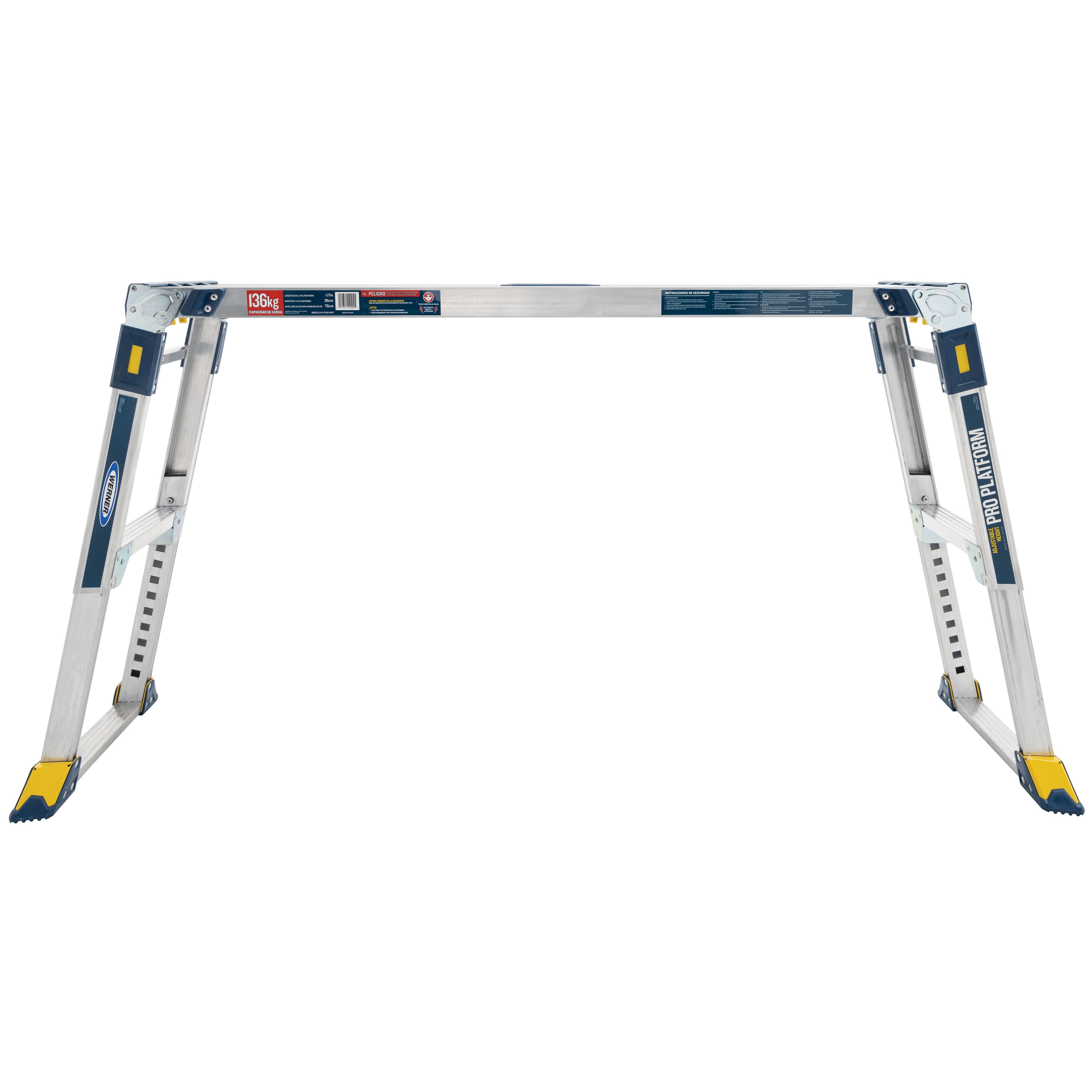 Werner 1 tread Plastic & steel Foldable Step stool (H)0.76m