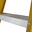 Werner 10 tread Aluminium & fibreglass Step Ladder (H)2.79m