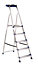 Werner 5 tread Aluminium Platform step Ladder