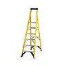 Werner 6 tread Fibreglass Platform step Ladder (H)1.41m