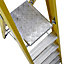 Werner 6 tread Fibreglass Platform step Ladder (H)2m