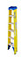 Werner 6 tread Fibreglass Swing back step Ladder (H)2.59m