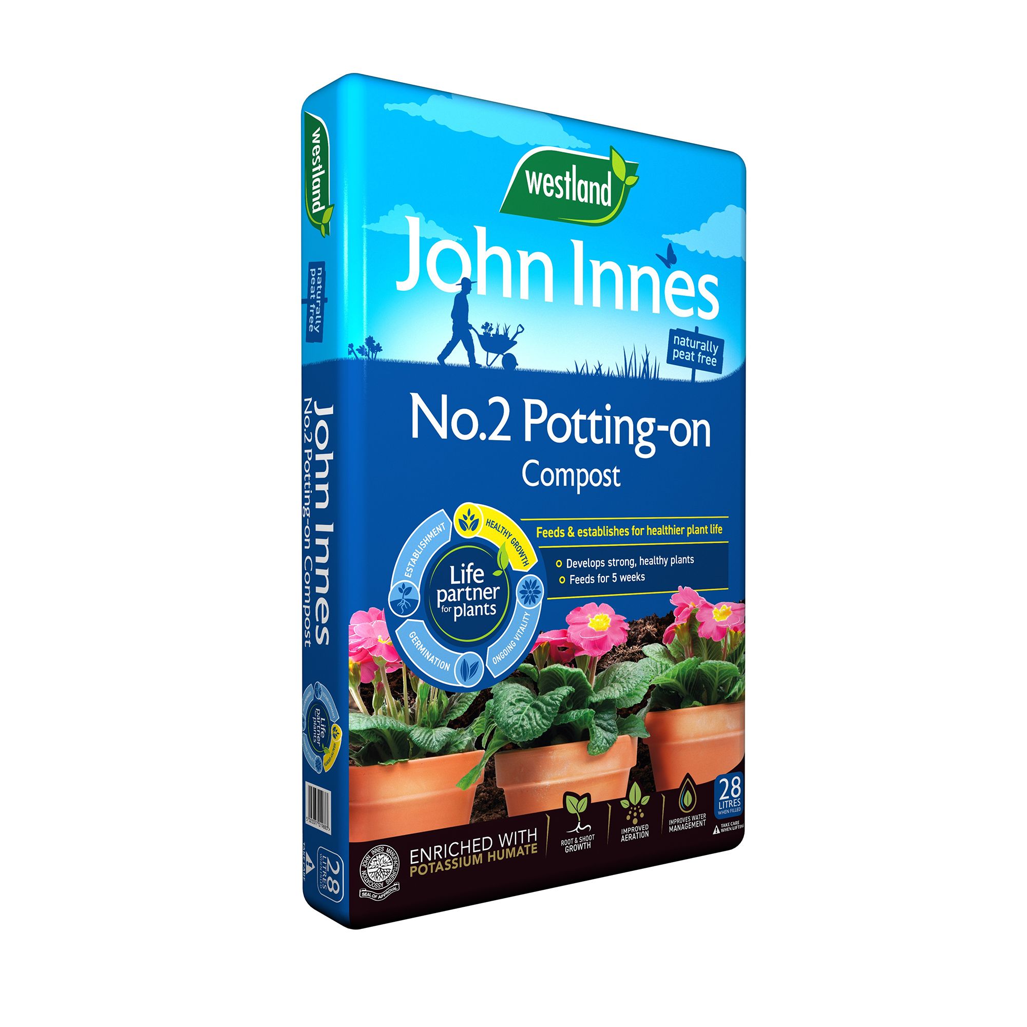 Westland John Innes No.2 Peat-free Compost 28L