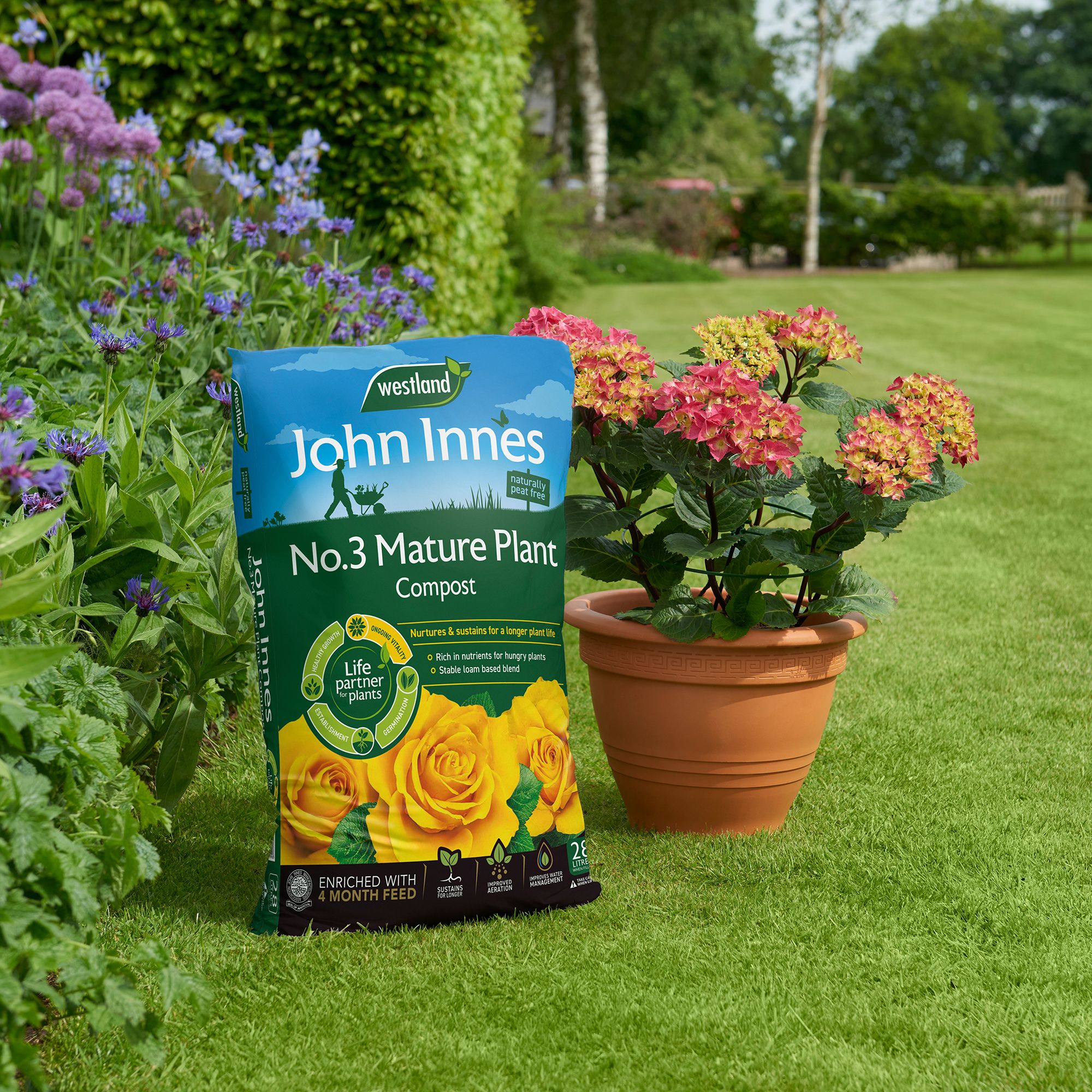 Westland John Innes No.3 Peat-free Compost 28L