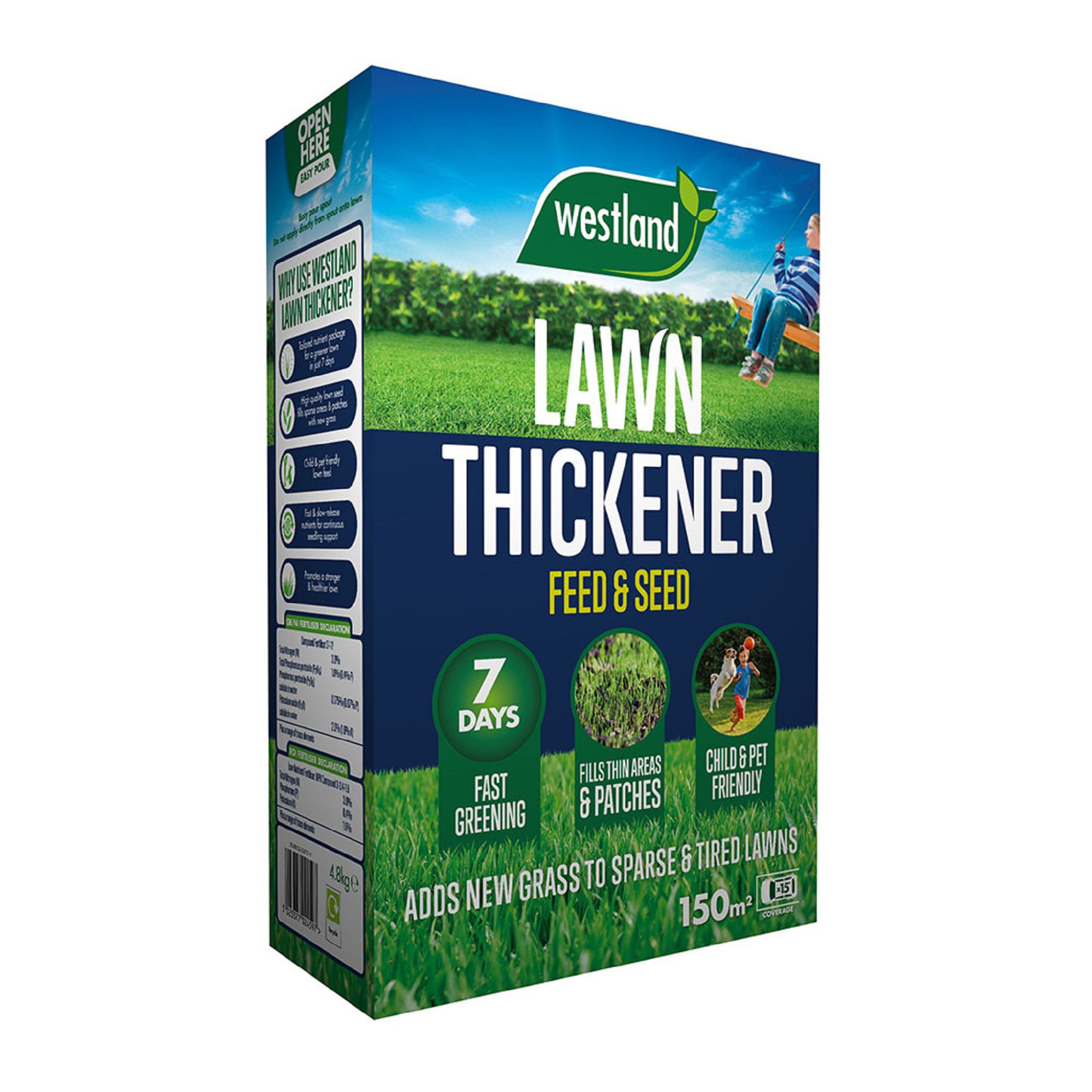 Westland Lawn fertiliser Granules 150m² 4.8kg