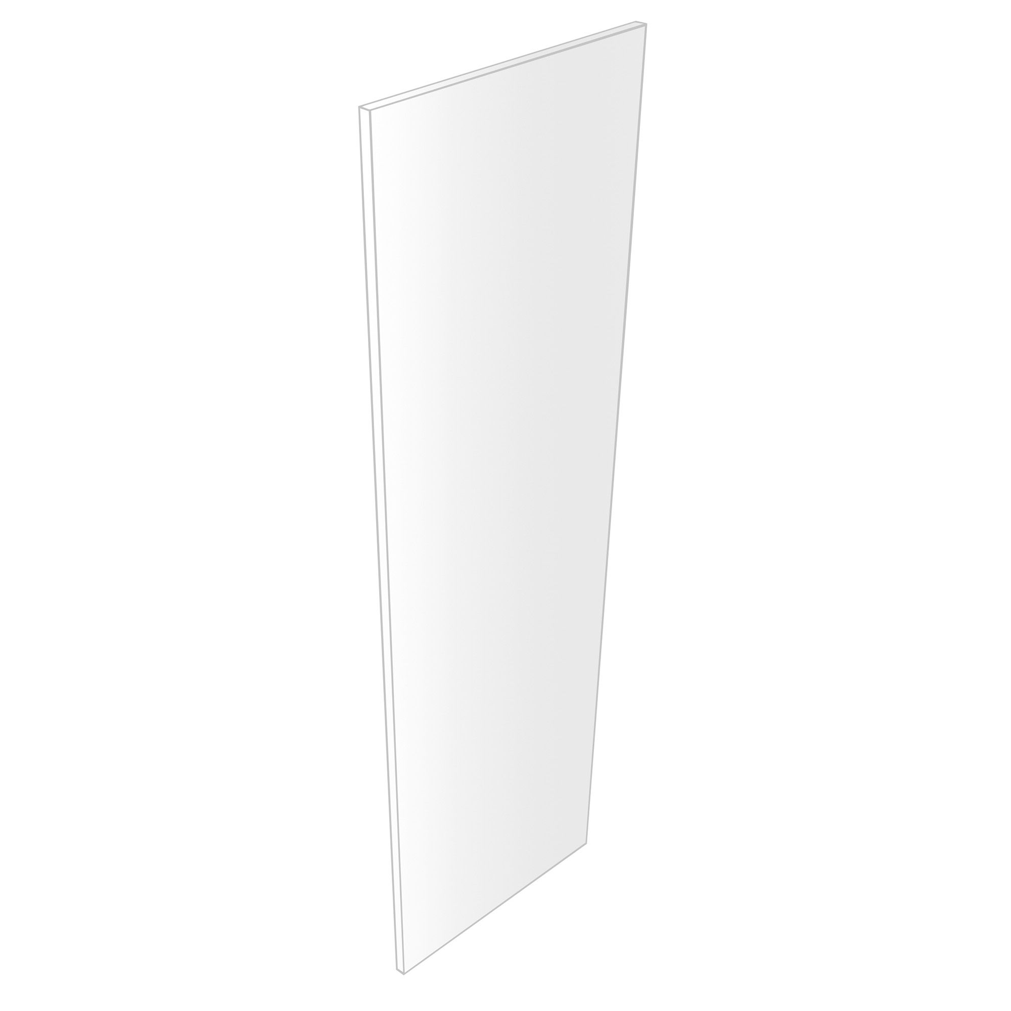 Westport Gloss White End panel (H)1800mm