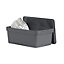 Wham Studio Stack Matt grey Stackable Shoe storage box (H)150mm (W)215mm
