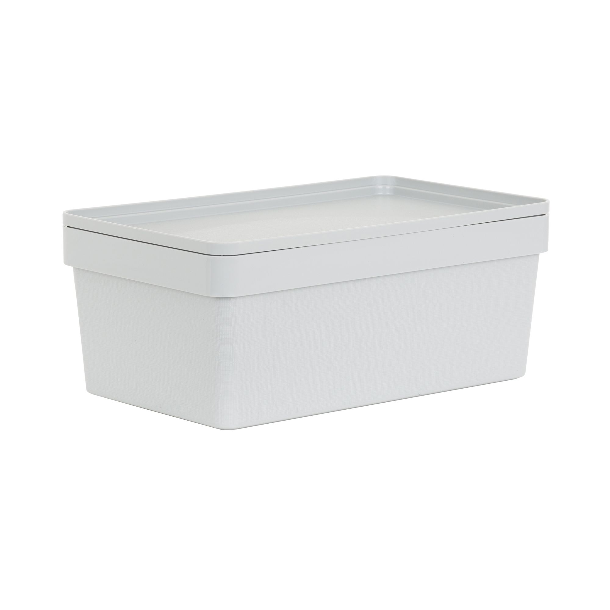 Wham Studio Stack Matt light grey Stackable Shoe storage box (H)150mm (W)215mm