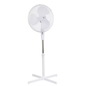 White 16" Pedestal fan