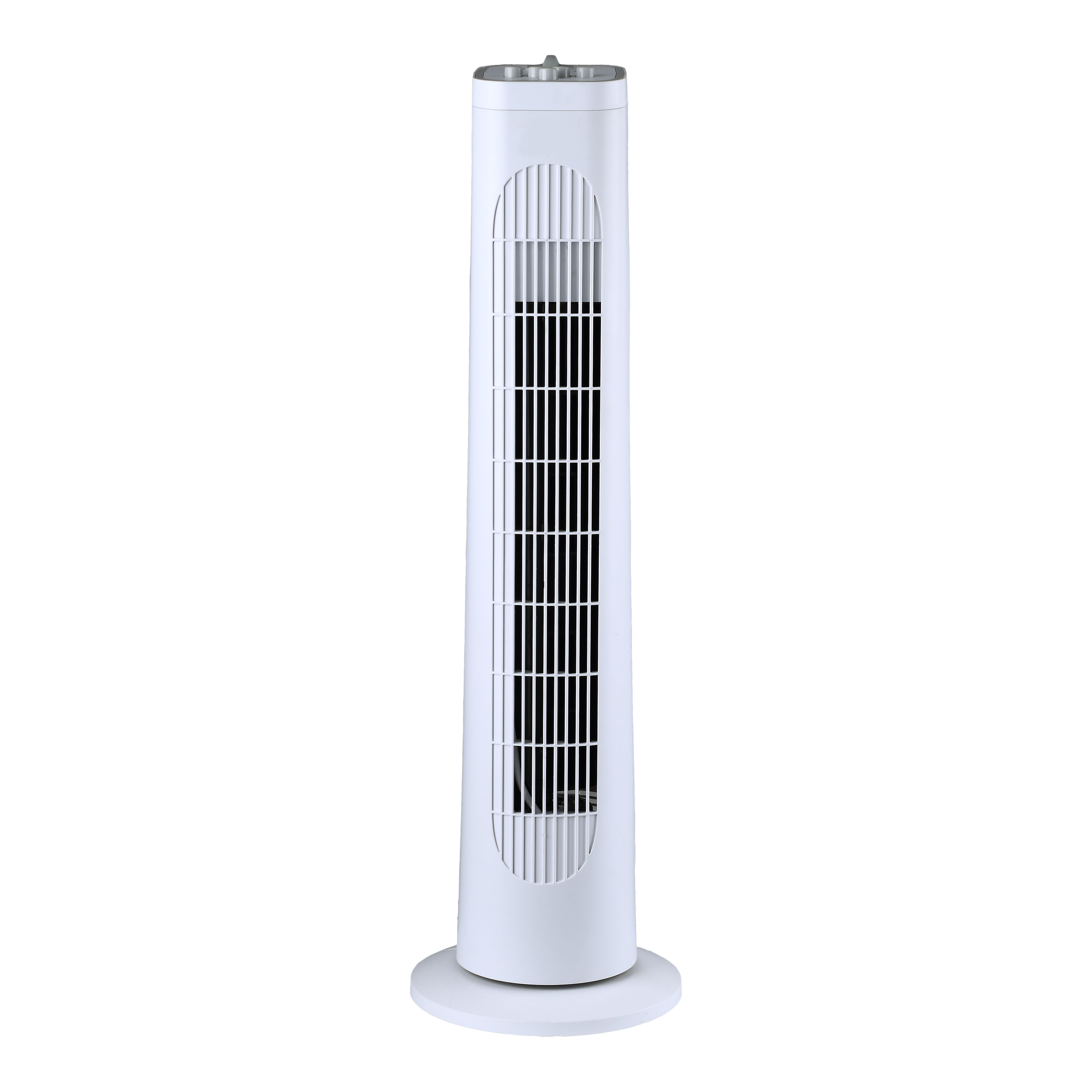 White 3-speed 220-240V Tower fan