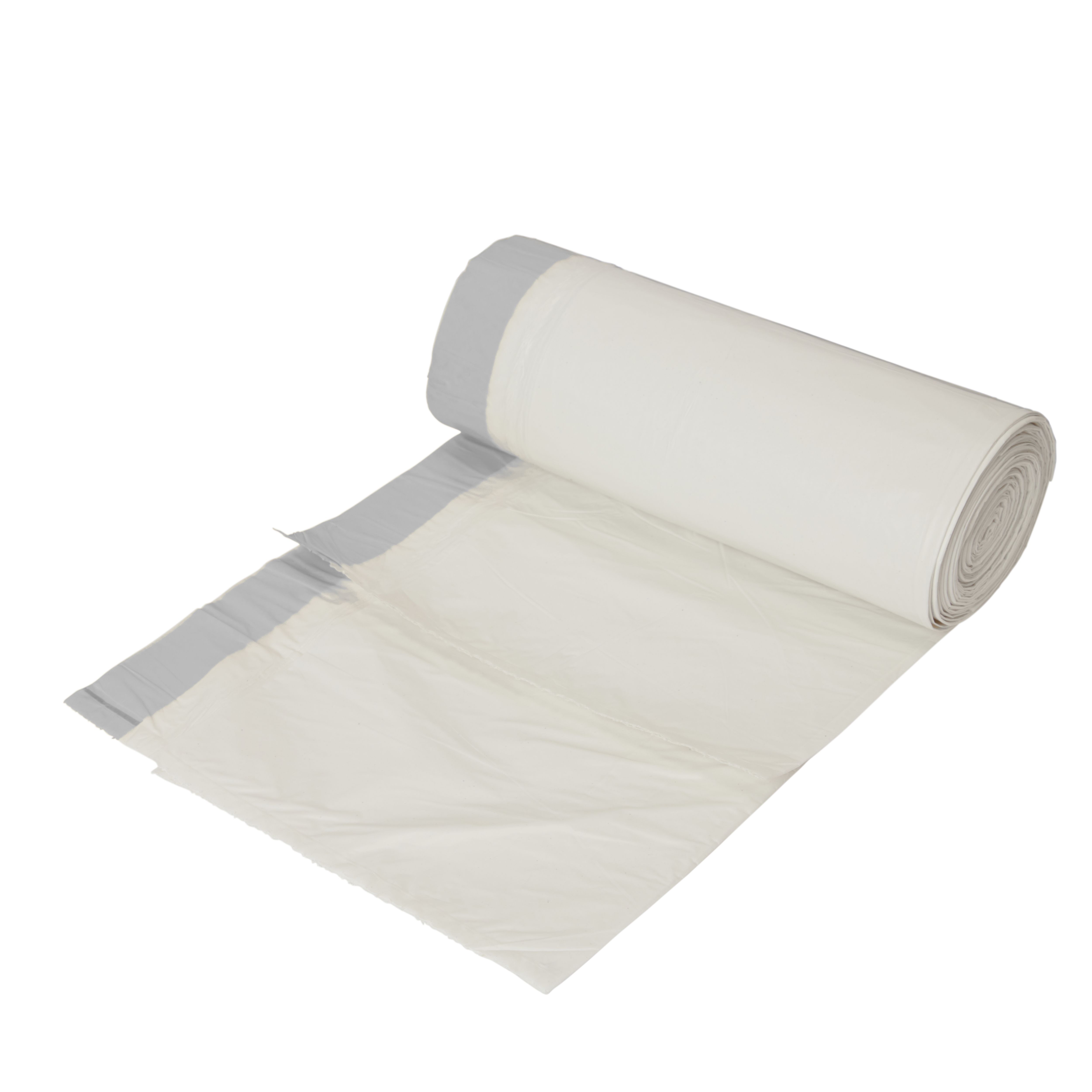White 50L Medium duty Bin bag, Pack of 20