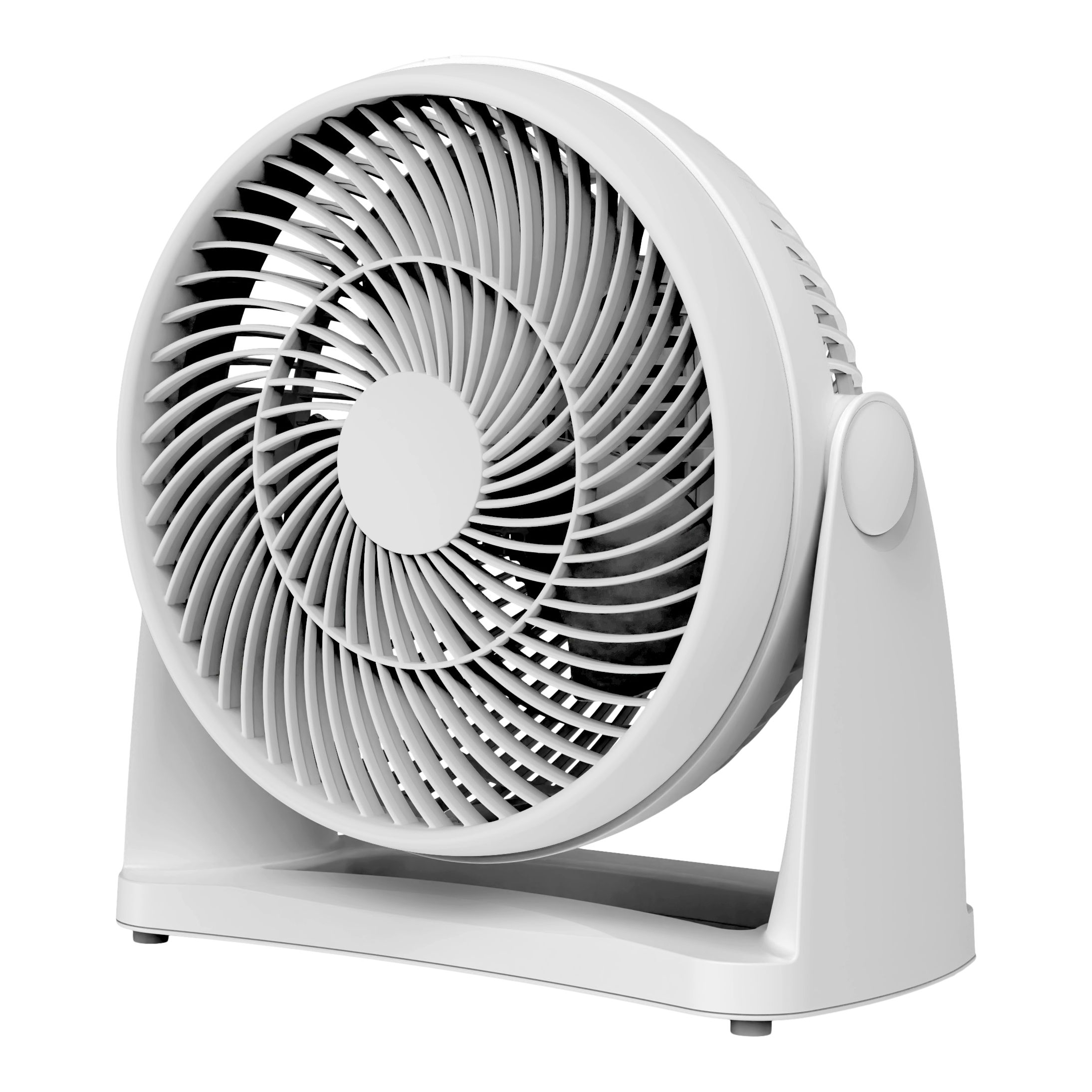 White 7" 21W Desk fan