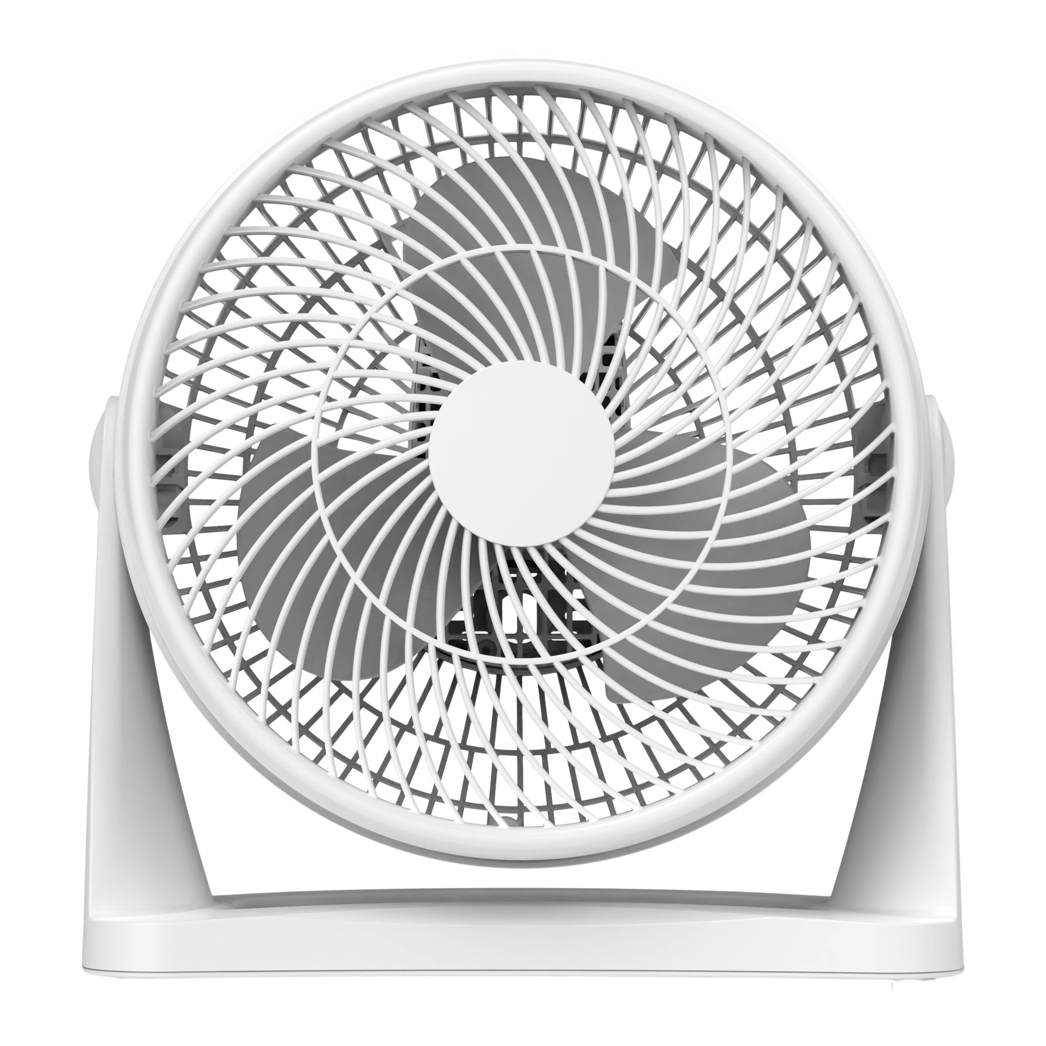 White 7" 21W Desk fan