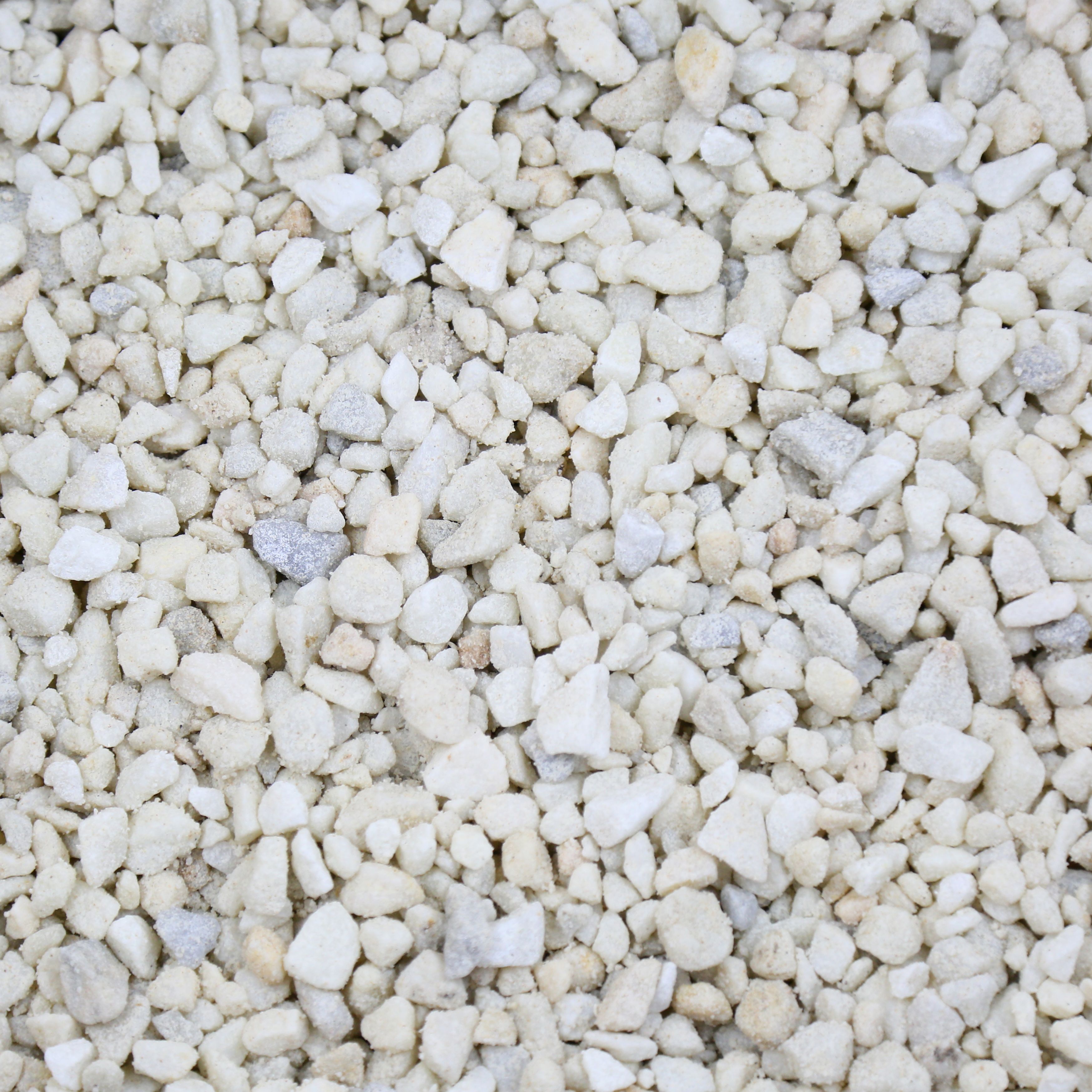 White 8-14mm Chippings, 0.3m²