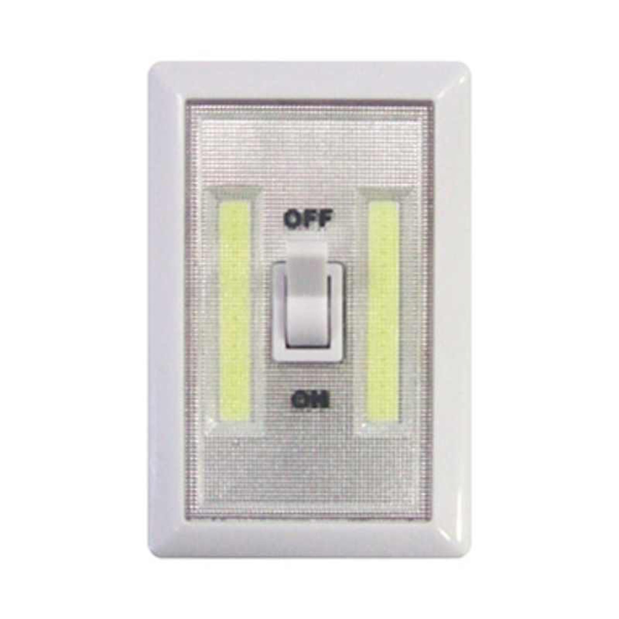 Battery operated led store light switch