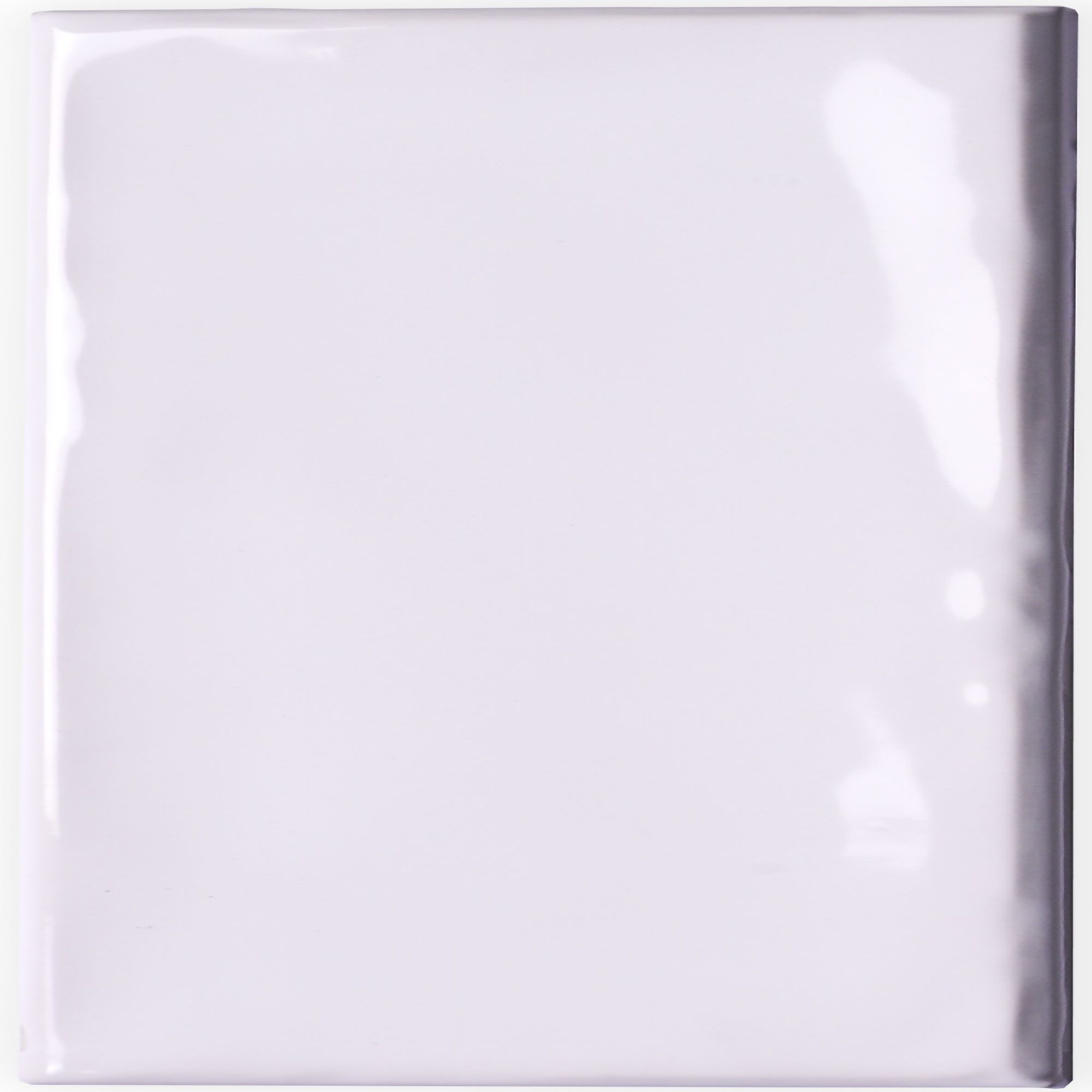 White Gloss Ceramic Wall Tile, Pack of 54, (L)245mm (W)75mm