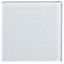 White Gloss Plain Stone effect Tile, (L)98mm (W)98mm
