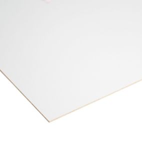White Hardboard (L)0.41m (W)0.81m (T)3mm