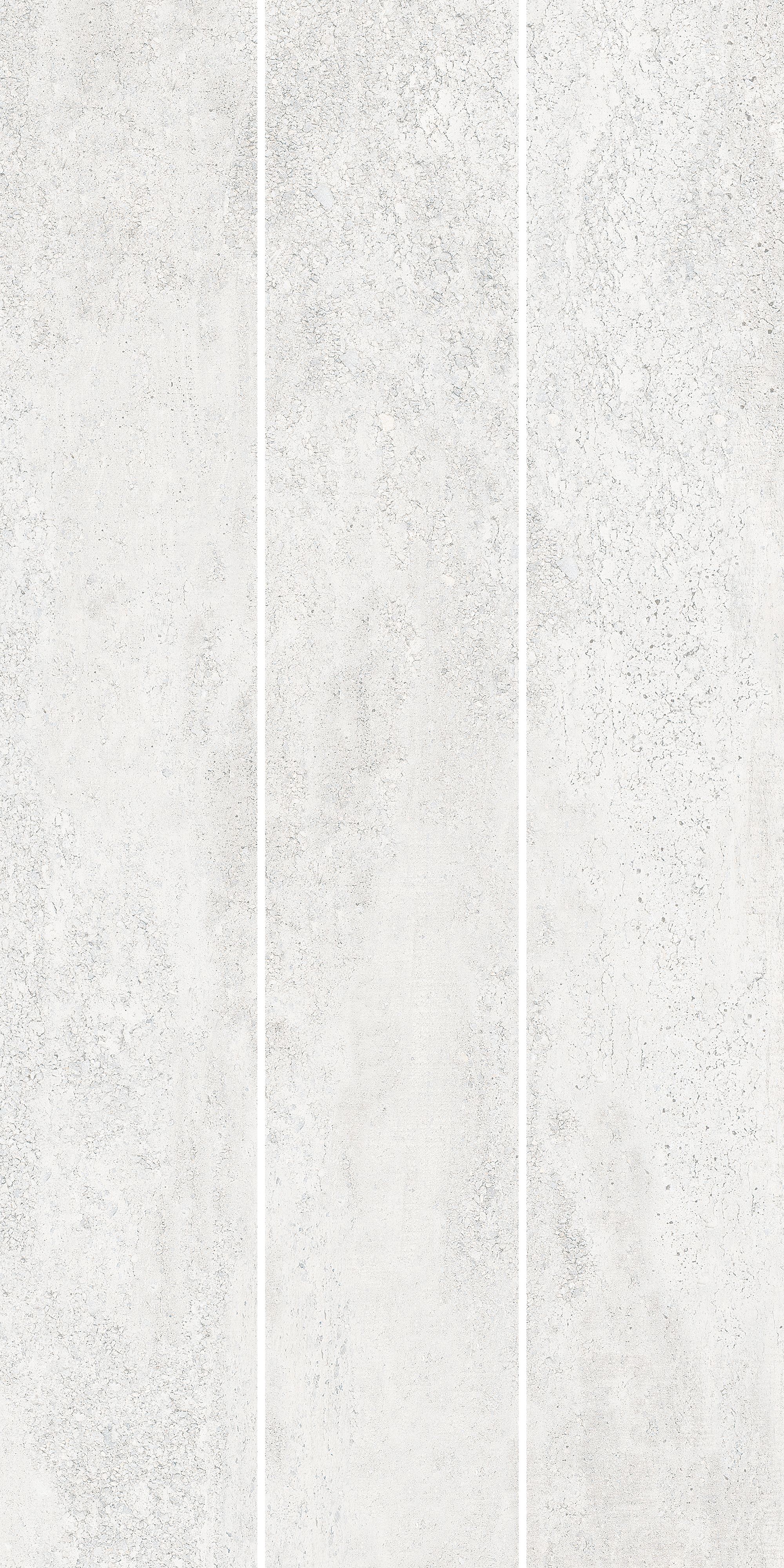 White Matt Textured Stone effect Ceramic Wall Tile, Pack of 5, (L)600mm (W)300mm