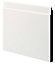 White Medium-density fibreboard (MDF) Cladding (W)144mm (T)12mm, Pack of 2