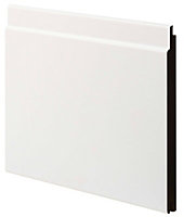 White Medium-density fibreboard (MDF) Cladding (W)144mm (T)12mm, Pack of 2