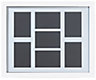 White Multi Picture frame (H)52.7cm x (W)42.7cm