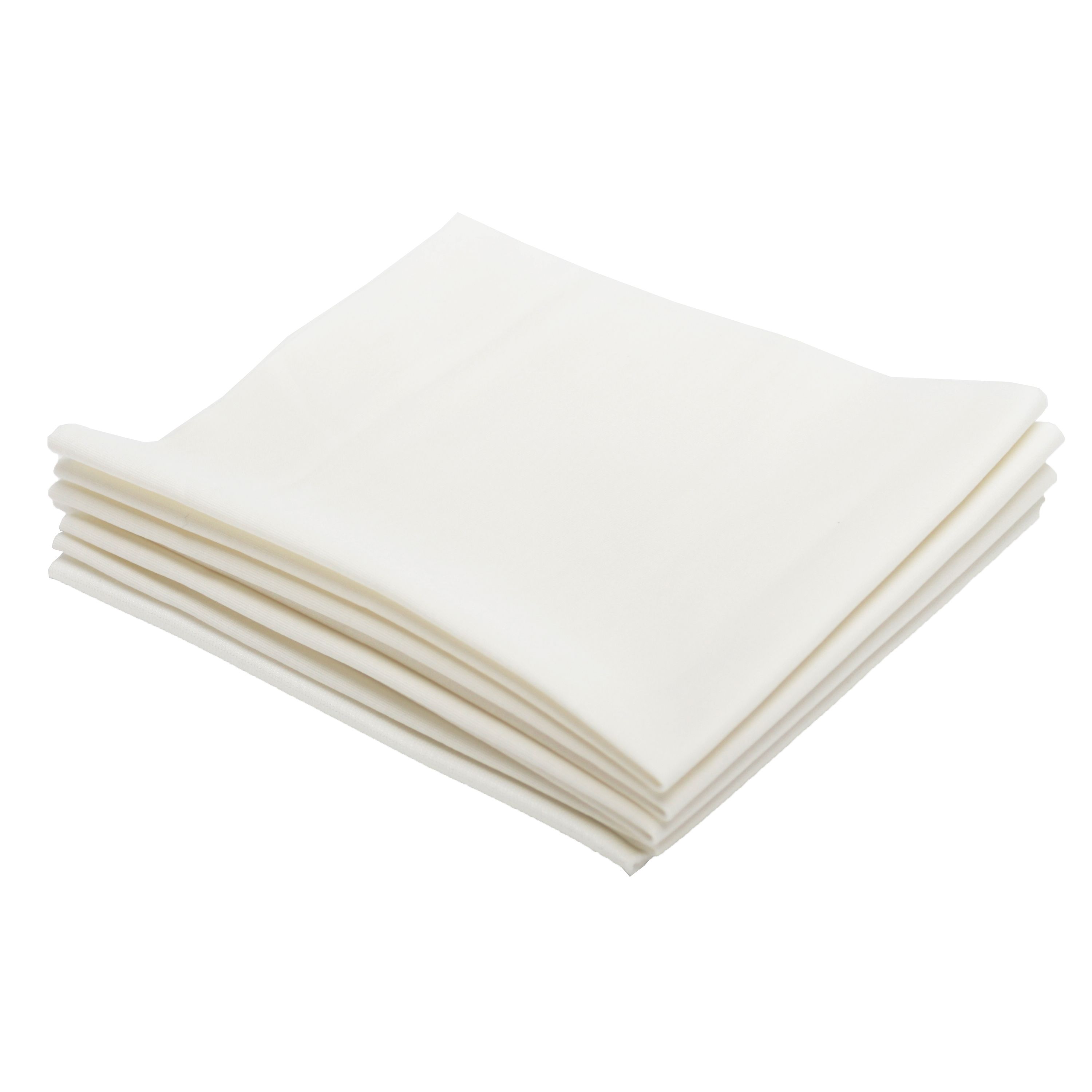 White Multi-room Multi-purpose Polishing cloth, Pack of 5