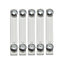 White Plastic Curtain track joining piece (L)49mm, Pack of 5