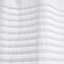 White Pleat Shower curtain (L)2000mm
