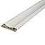 White PVC Dado rail (L)2.4m (W)70mm (T)20mm