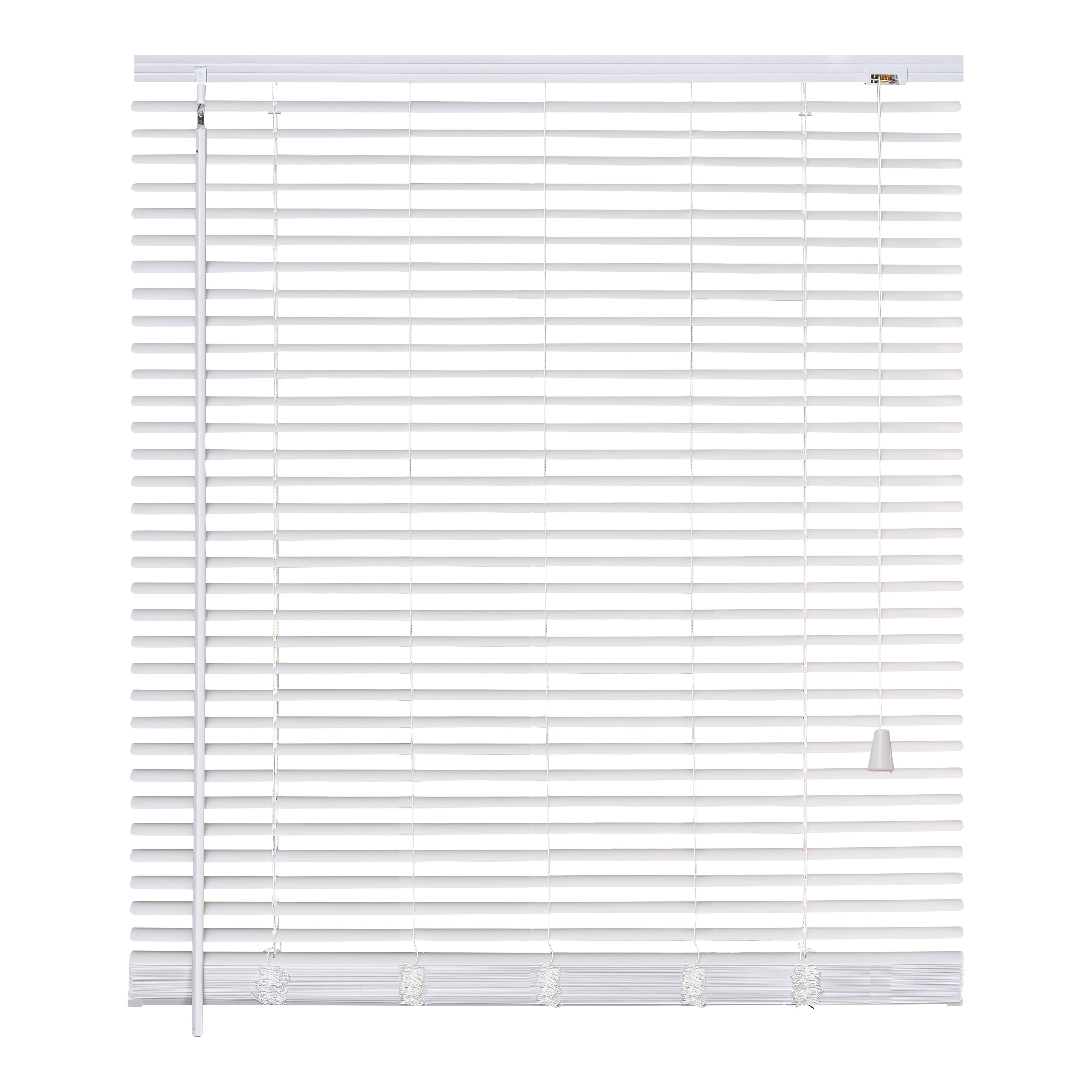 White PVC Venetian Blind (W)160cm (L)180cm