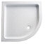 White Quadrant Shower tray (L)90cm (W)90cm (H)9.5cm