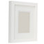 White Single Picture frame (H)30cm x (W)25cm