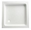 White Square Shower tray (L)76cm (W)76cm (H)9.5cm